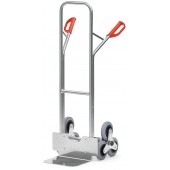  Diables escalier aluminium 2x3 roues - Charge : 200 kg 