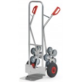 Diables escalier aluminium à 5 roues - Charge : 200 kg