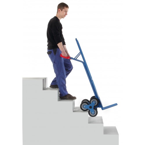  Diables escalier acier 2x3 roues - Charge : 200 kg 