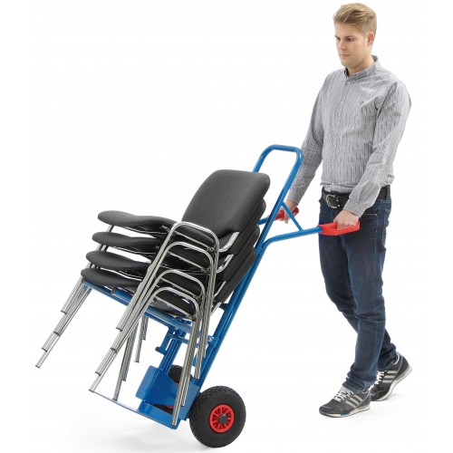  Diables pour chaises avec support escamotable - Charge : 300 kg 