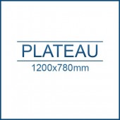 Plateau 1200 x 780 mm