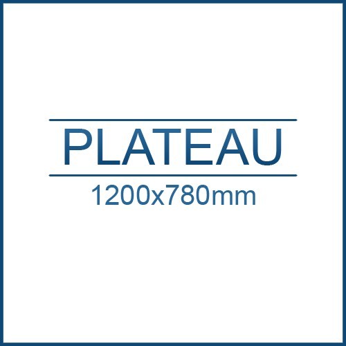 Plateau 1200 x 780 mm
