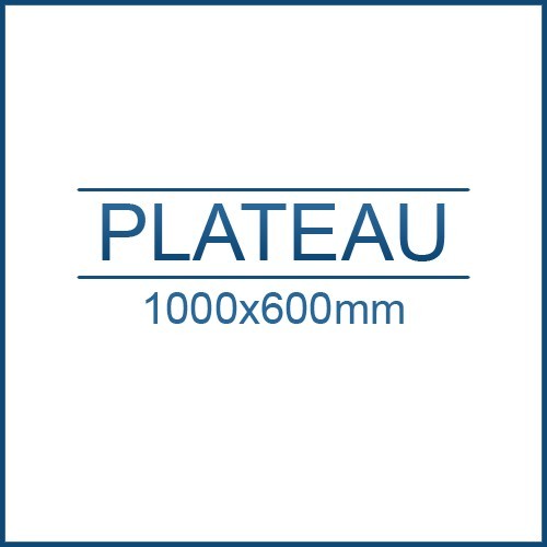 Plateau 1000 x 600 mm