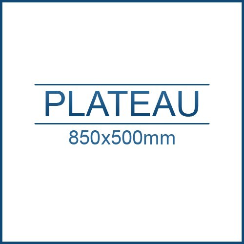 Plateau 850 x 500 mm