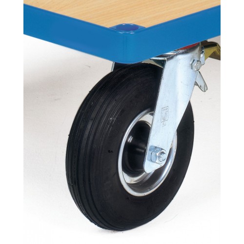 Chariot diable roues gonflables 400kg 