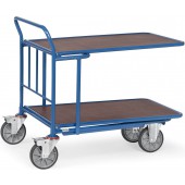 Chariots embo&icirc;tables &agrave; 2 plateaux