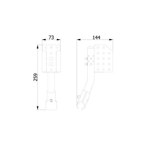 Support pour bouteille de désinfectant Bode 500 ml - support 70 x 71 mm