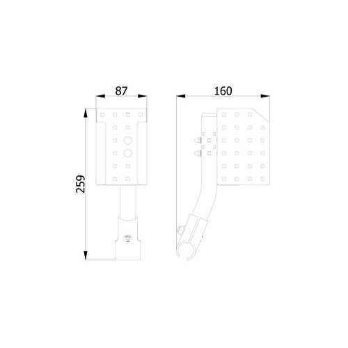 Support pour bouteille de désinfectant Bode 1000 ml - support 84 x 87 mm