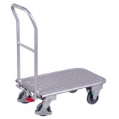 Chariot en aluminium avec dossier repliable