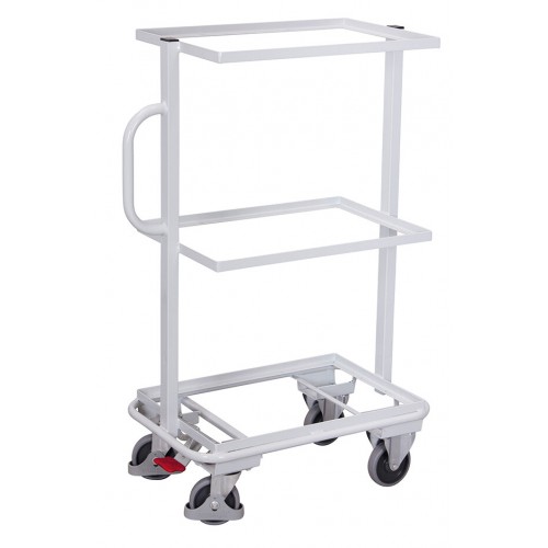 Chariot desserte pour bacs en plastique