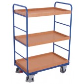 Chariot avec 3 caissette haut