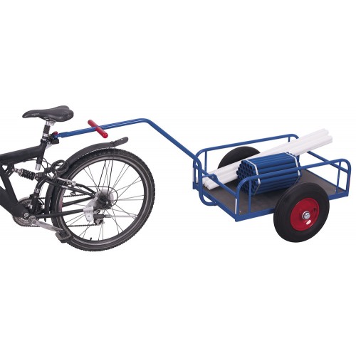 Chariot manuel à bras léger option remorque vélo