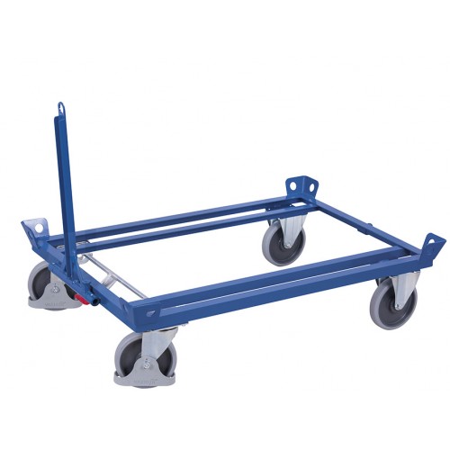 Timon d'attelage chariot porte-palettes bleu
