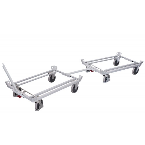 Timon d'attelage chariot porte-palettes blanc