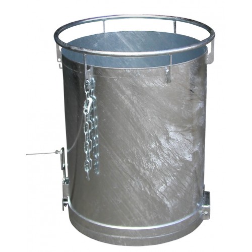 Conteneur cylindrique à fond ouvrant