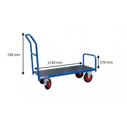 Chariots étroits charge longue 250 kg