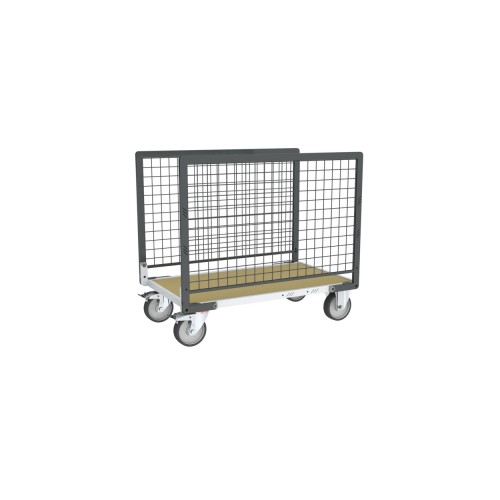 Chariot grillagé pour charges longues