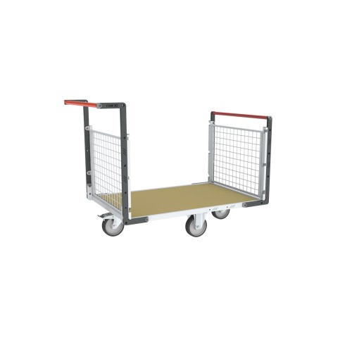 Chariot habillage grillagé 2 dossiers rotation 360°