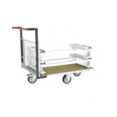 Chariot habillage grillagé 1 dossier rotation 360°
