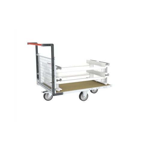 Chariot habillage grillagé 1 dossier rotation 360°