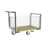 Chariot modulaire roues position losange et ridelle