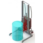Gerbeur avec pince automatique pour fût 300 kg