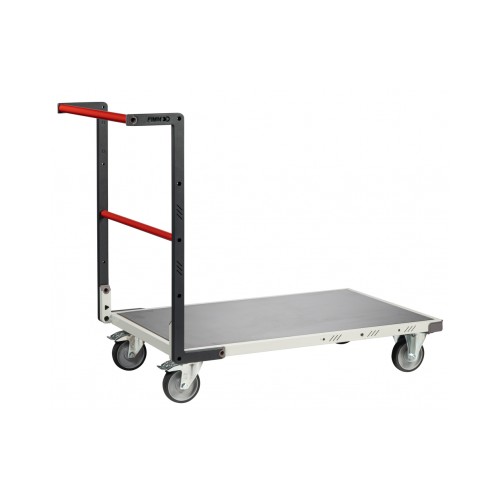 Chariot à dossier fixe et plateau en tôle - 250 kg