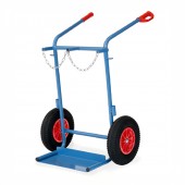 Diables porte-bouteilles &agrave; 2 bouteilles de 50 litres