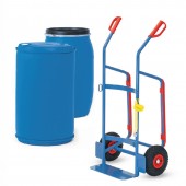 Diables pour tonneaux en plastique - Charge : 250 kg