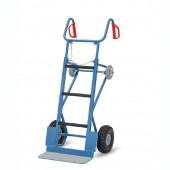 Chariot diable roues gonflables 400kg