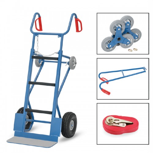 Chariot diable complet &agrave; &eacute;lectrom&eacute;nager - Charge : 400 kg