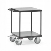 Servante carr&eacute;e 2 plateaux