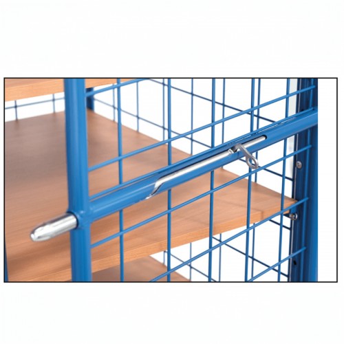 Chariot 3 plateaux &agrave; porte battantes