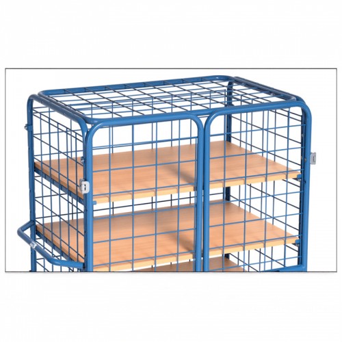 Chariot 3 plateaux &agrave; porte battantes