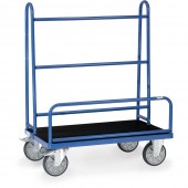 Chariot porte-panneaux rev&ecirc;tement caoutchouc