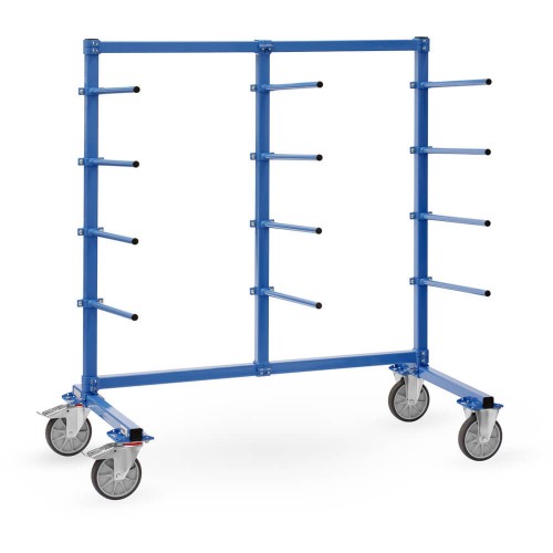 Chariot Cantilever &agrave; barres de port&eacute;e inclin&eacute;es