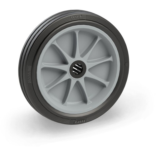 Roue &agrave; bandage caoutchouc - 260 x 56 mm