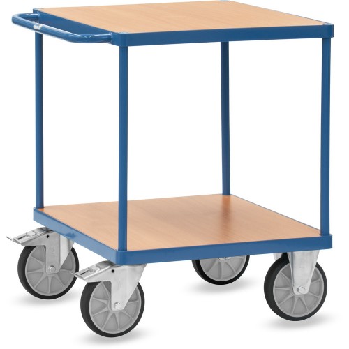 Servante &agrave; 2 plateaux en bois 500 &agrave; 600 kg