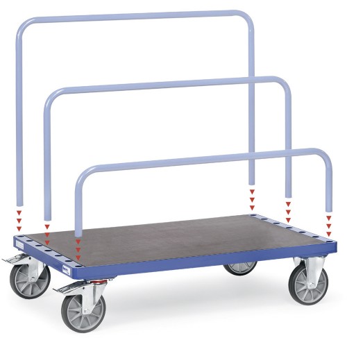 Chariots porte-panneaux pour tubes