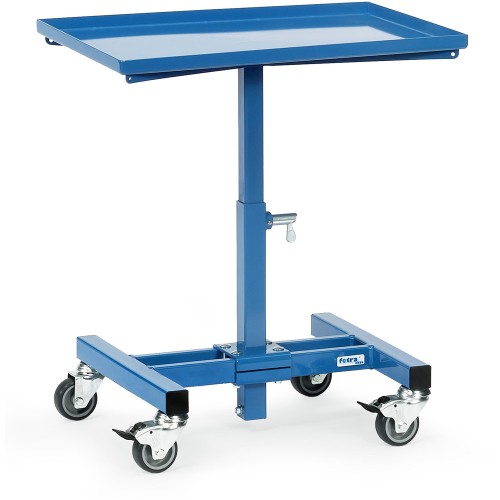 Pupitre d'atelier &agrave; plateau en t&ocirc;le