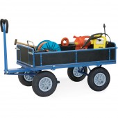 Chars &agrave; bras court avec ridelles