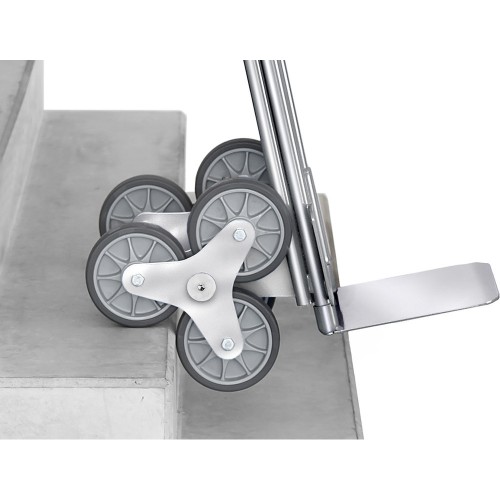 Diables escalier aluminium &agrave; 3 roues - Charge : 200 kg