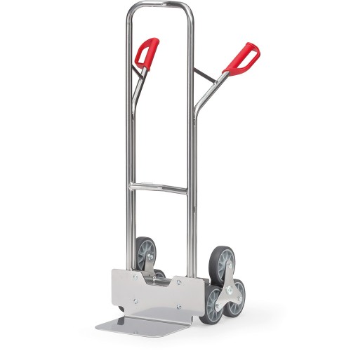 Diables escalier aluminium &agrave; 3 roues - Charge : 200 kg