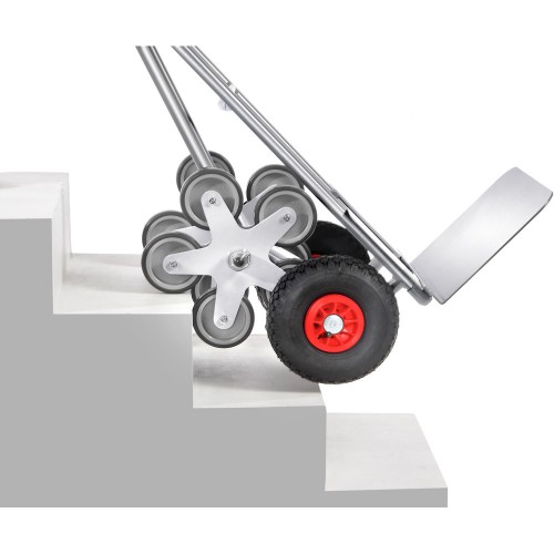 Diables escalier aluminium &agrave; 5 roues - Charge : 200 kg