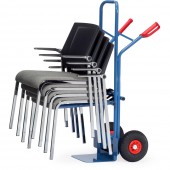 Diables pour chaises avec support escamotable - Charge : 300 kg