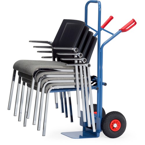 Diables pour chaises avec support escamotable - Charge : 300 kg