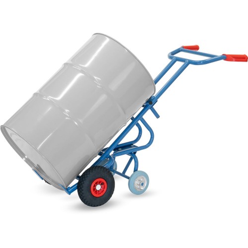 Diables &agrave; f&ucirc;ts &agrave; 2 roues d'appui - Charge : 300 kg