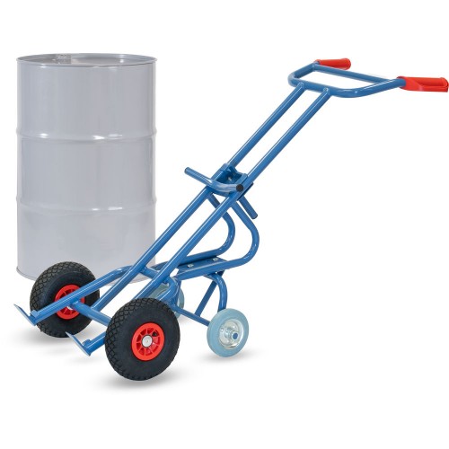 Diables &agrave; f&ucirc;ts &agrave; 2 roues d'appui - Charge : 300 kg