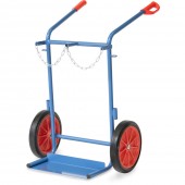 Diables porte-bouteilles &agrave; 2 bouteilles de 50 litres