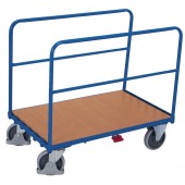 Chariot &agrave; supports tubulaires avec 2 supports tubulaires